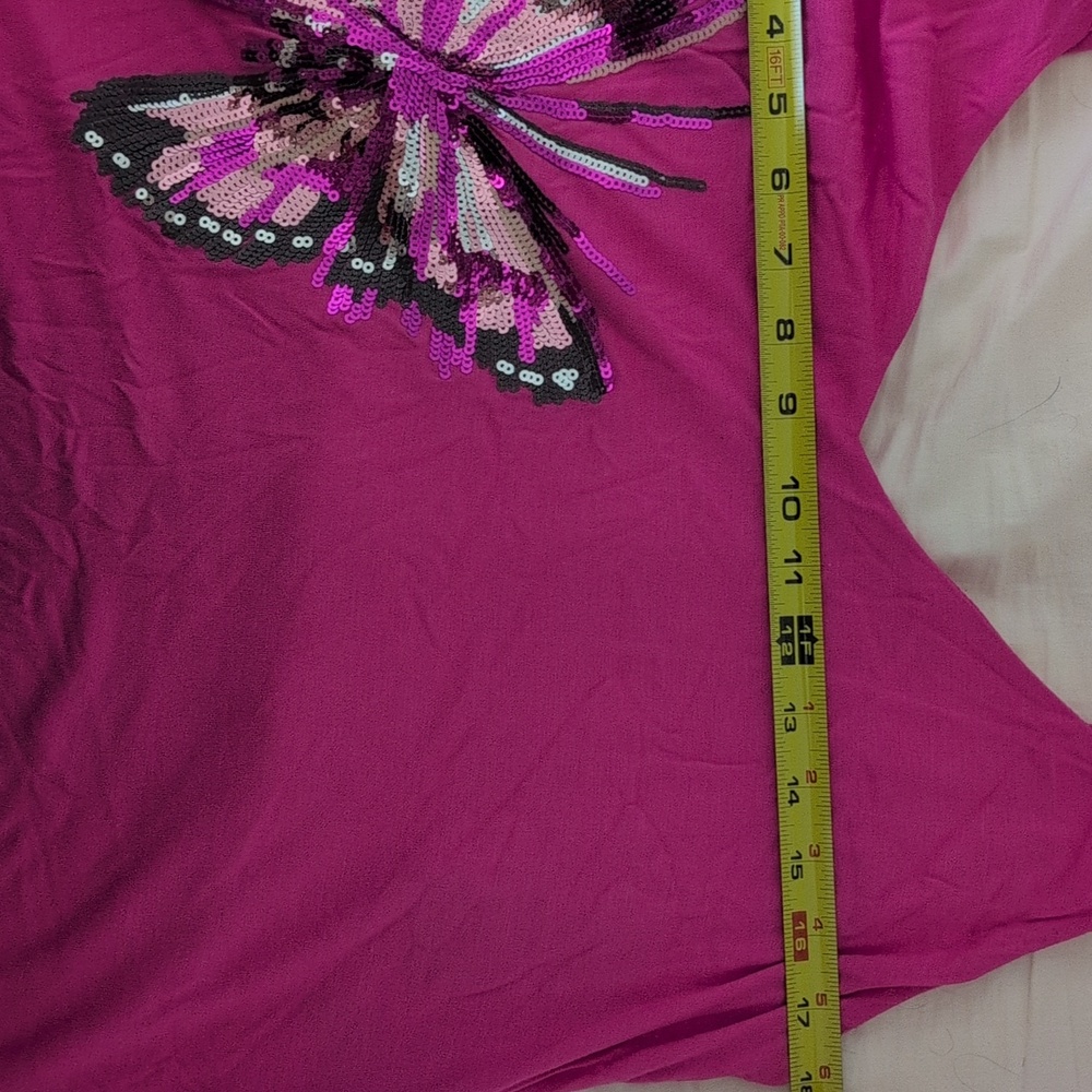 Pink Butterfly Slip Dress - Picture 8 of 8